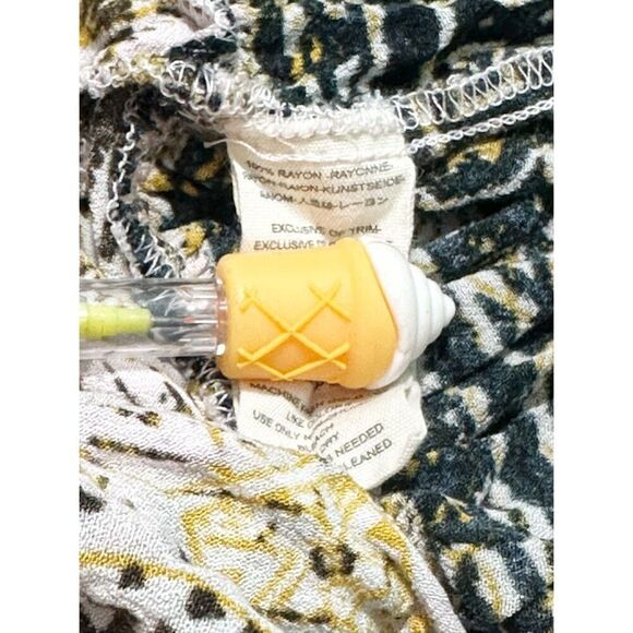 Free People‎ Women's Steal The Sun Printed Tunic Top Multi Small - Picture 9 of 11